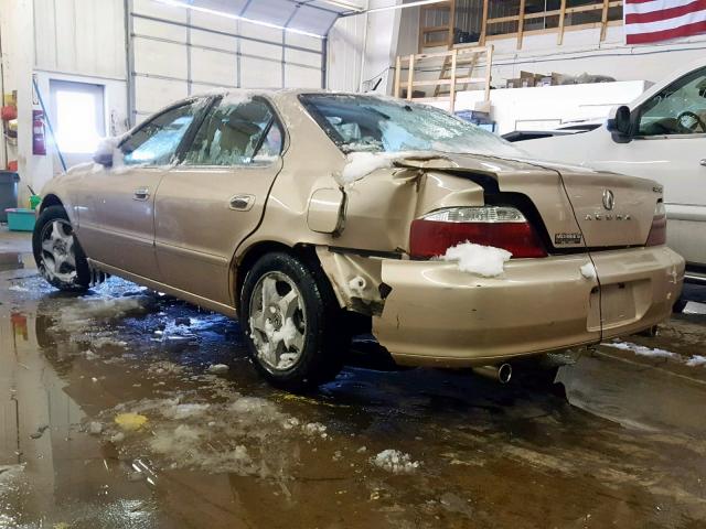 19UUA56773A002652 - 2003 ACURA 3.2TL GOLD photo 3