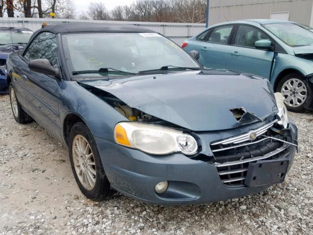 1C3EL55R16N285745 - 2006 CHRYSLER SEBRING TO TURQUOISE photo 1