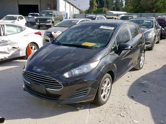 3FADP4EJ7FM201069 - 2015 FORD FIESTA SE BLACK photo 2