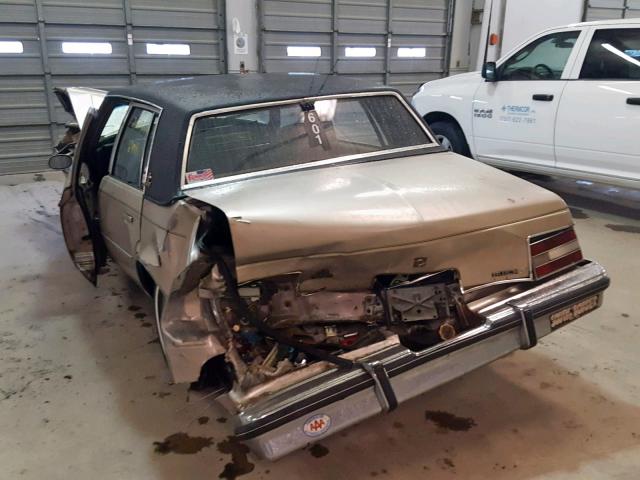 1G4AJ69A0EH470596 - 1984 BUICK REGAL TAN photo 3