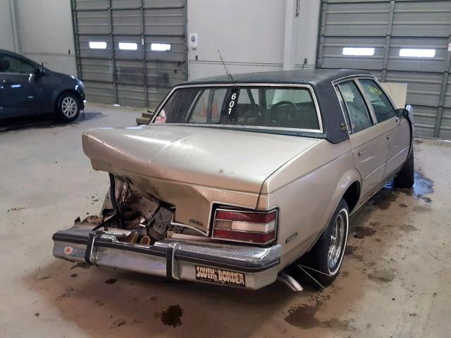 1G4AJ69A0EH470596 - 1984 BUICK REGAL TAN photo 4