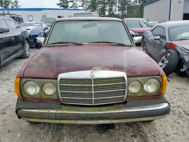 12312310102773 - 1979 MERCEDES-BENZ 240 MAROON photo 9