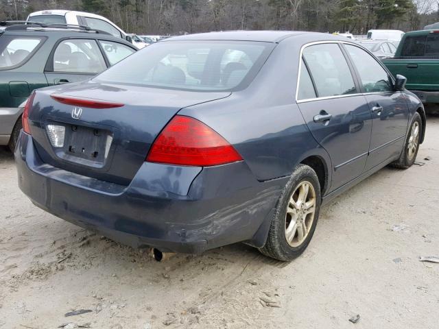 1HGCM56356A088113 - 2006 HONDA ACCORD SE GRAY photo 4