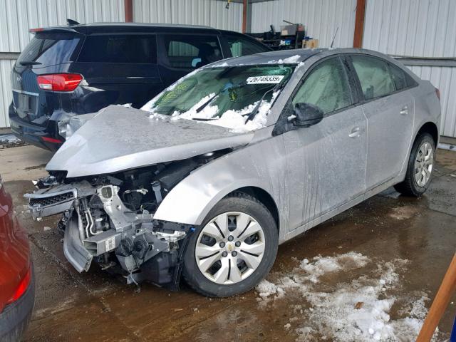 1G1PA5SG2E7159872 - 2014 CHEVROLET CRUZE LS SILVER photo 2