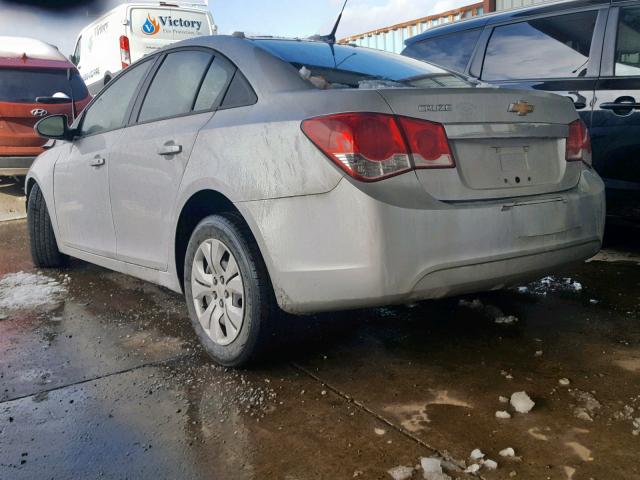 1G1PA5SG2E7159872 - 2014 CHEVROLET CRUZE LS SILVER photo 3