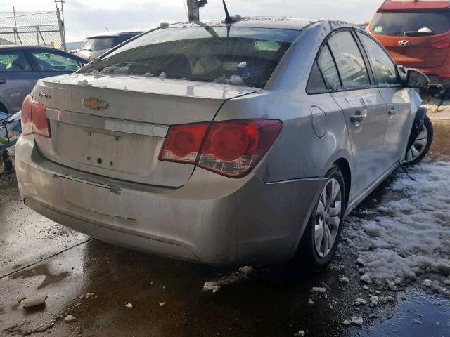 1G1PA5SG2E7159872 - 2014 CHEVROLET CRUZE LS SILVER photo 4