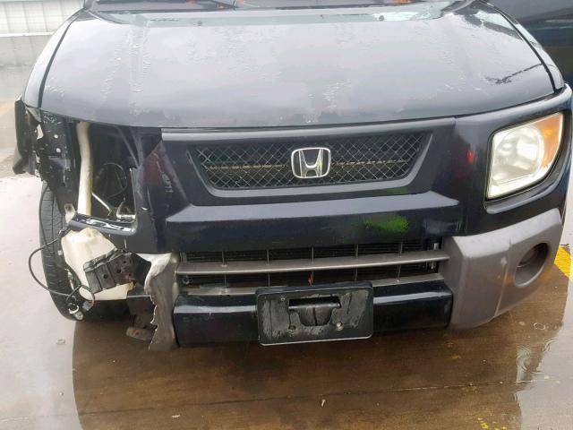 5J6YH18706L000018 - 2006 HONDA ELEMENT EX BLACK photo 9