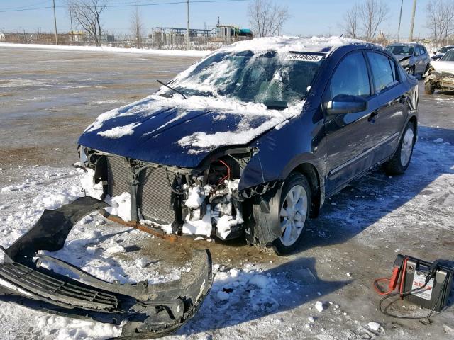 3N1AB6AP3AL614464 - 2010 NISSAN SENTRA 2.0 BLUE photo 2