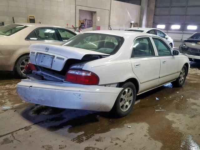 1YVGF22CX25264259 - 2002 MAZDA 626 LX WHITE photo 4