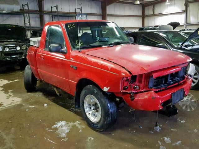 1FTYR10V2XPA81059 - 1999 FORD RANGER RED photo 1