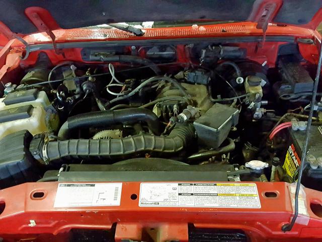 1FTYR10V2XPA81059 - 1999 FORD RANGER RED photo 7