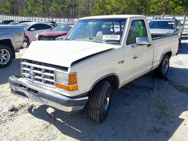 1FTCR10T0LUB77308 - 1990 FORD RANGER BEIGE photo 2