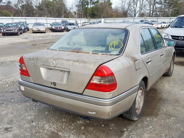 WDBHA28E3VA501895 - 1997 MERCEDES-BENZ C 280 TAN photo 4