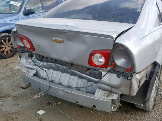 1G1ZC5E03CF276333 - 2012 CHEVROLET MALIBU 1LT 银色 照片 9