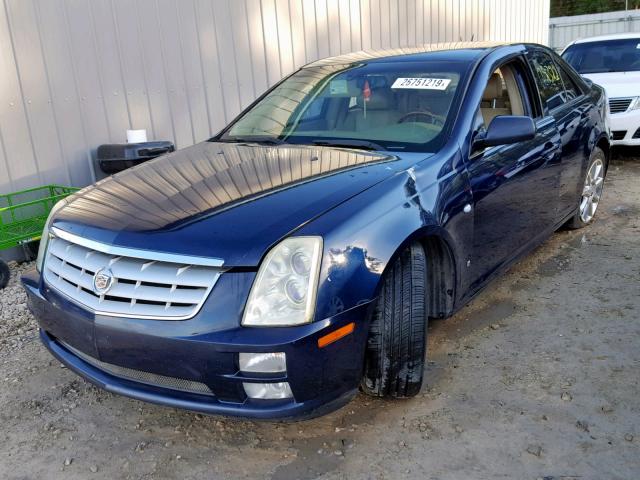 1G6DW677070195584 - 2007 CADILLAC STS BLUE photo 2