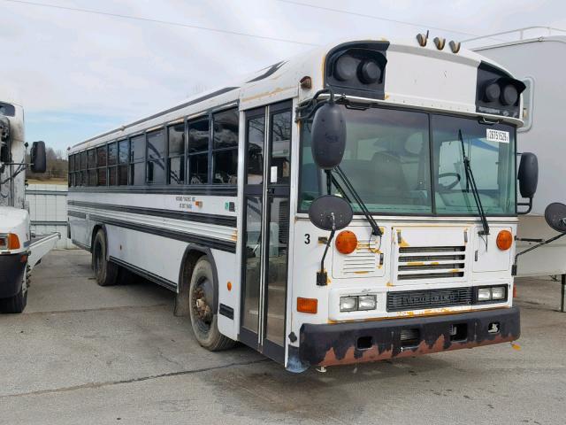 1BABHCKH17F242383 - 2007 BLUE BIRD SCHOOL BUS WHITE photo 1