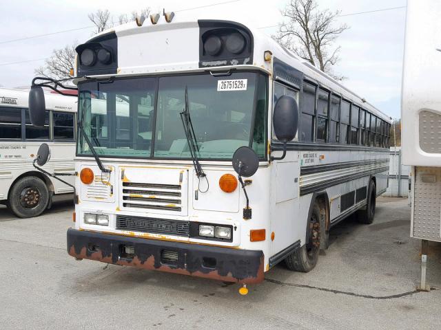 1BABHCKH17F242383 - 2007 BLUE BIRD SCHOOL BUS WHITE photo 2