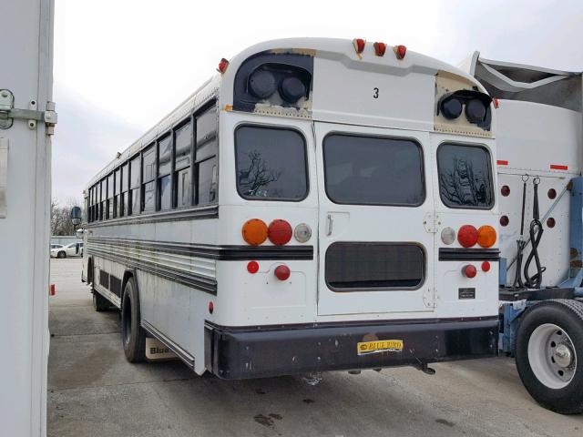 1BABHCKH17F242383 - 2007 BLUE BIRD SCHOOL BUS WHITE photo 3