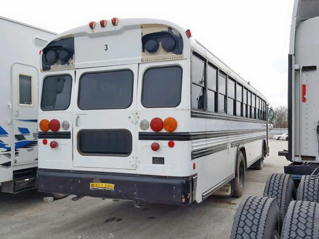 1BABHCKH17F242383 - 2007 BLUE BIRD SCHOOL BUS WHITE photo 4