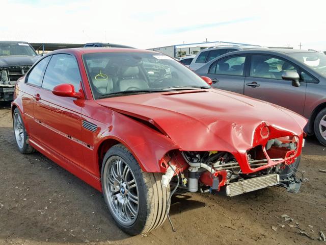 WBSBL93433JR22689 - 2003 BMW M3 RED photo 1