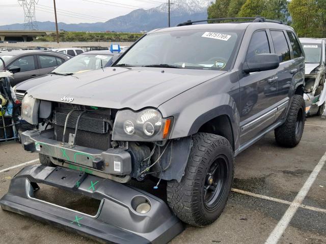 1J8HS58227C659425 - 2007 JEEP GRAND CHER GRAY photo 2