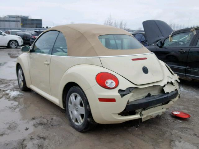 3VWRF31Y39M400668 - 2009 VOLKSWAGEN NEW BEETLE Bej foto 3