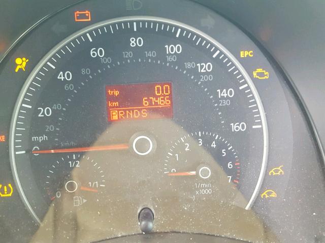 3VWRF31Y39M400668 - 2009 VOLKSWAGEN NEW BEETLE Bej foto 8