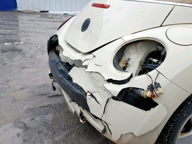 3VWRF31Y39M400668 - 2009 VOLKSWAGEN NEW BEETLE Bej foto 9