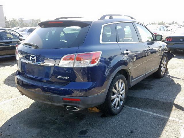 JM3TB28V780150757 - 2008 MAZDA CX-9 BLUE photo 4