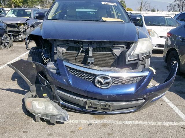 JM3TB28V780150757 - 2008 MAZDA CX-9 BLUE photo 9