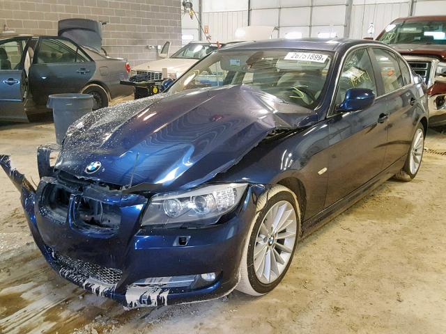 WBAPN7C50BA779572 - 2011 BMW 335 D BLACK photo 2