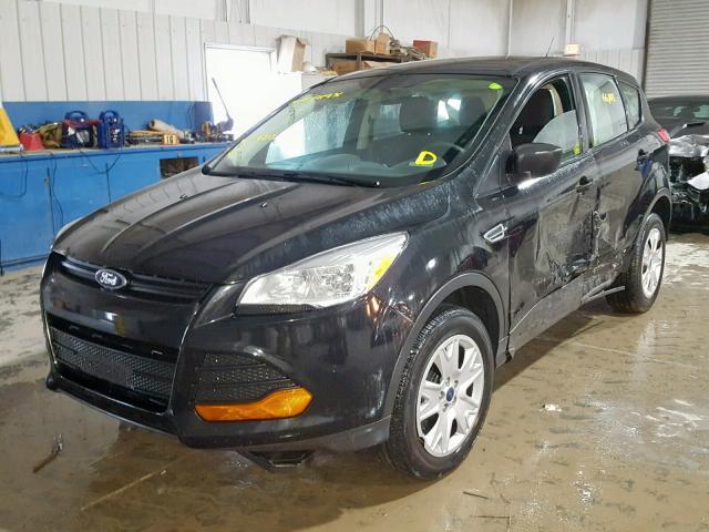 1FMCU0F77DUC54725 - 2013 FORD ESCAPE S BLACK photo 2