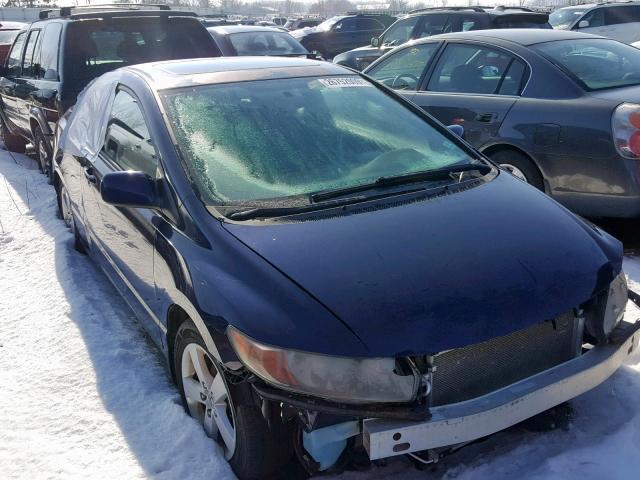 2HGFG12807H519751 - 2007 HONDA CIVIC EX ლურჯი ფოტო 1