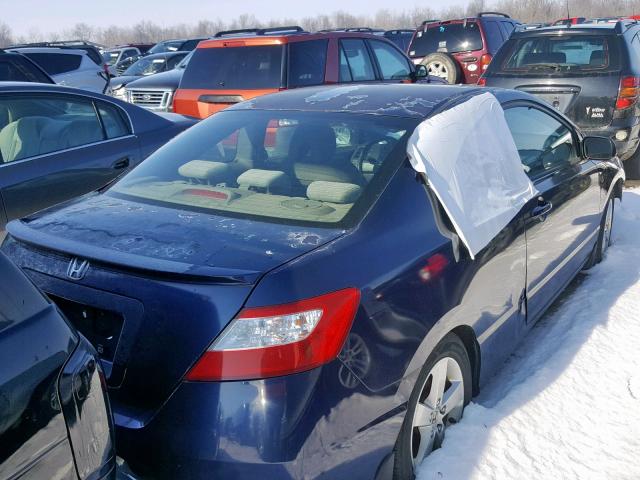 2HGFG12807H519751 - 2007 HONDA CIVIC EX ლურჯი ფოტო 4