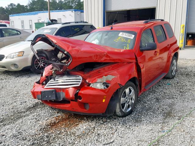 3GNCA13D88S709866 - 2008 CHEVROLET HHR LS RED photo 2