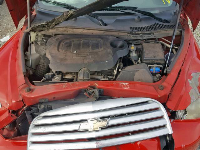 3GNCA13D88S709866 - 2008 CHEVROLET HHR LS RED photo 7