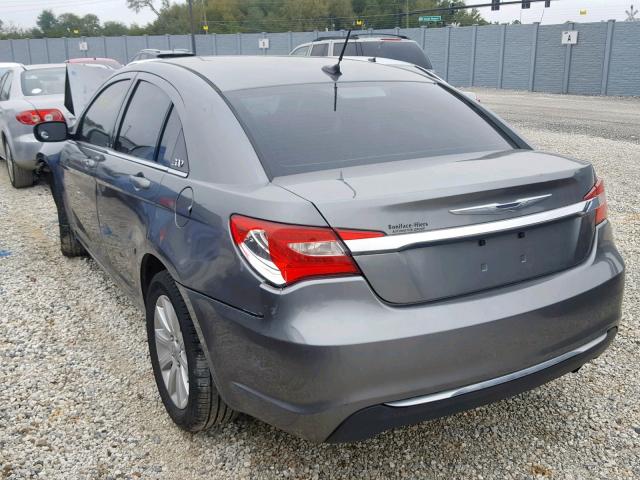 1C3CCBBB1DN546852 - 2013 CHRYSLER 200 TOURIN GRAY photo 3