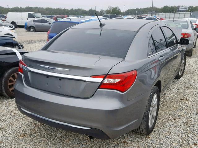 1C3CCBBB1DN546852 - 2013 CHRYSLER 200 TOURIN GRAY photo 4