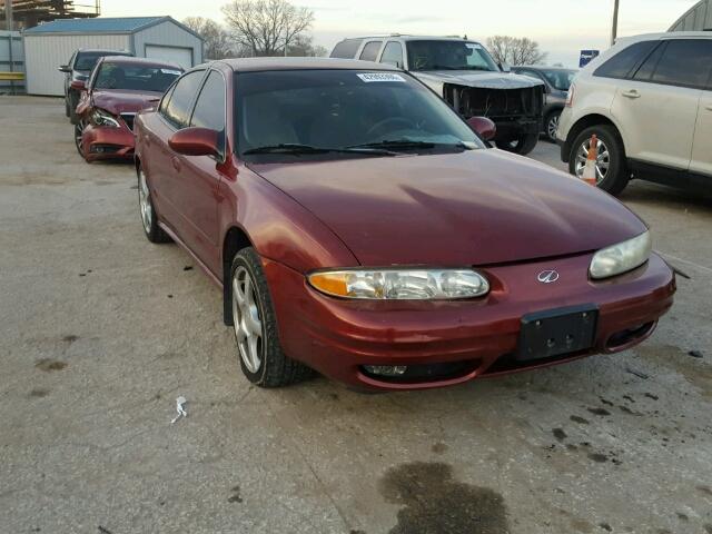 1G3NL52EX1C152287 - 2001 OLDSMOBILE ALERO GL BURGUNDY photo 1