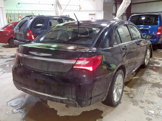 1C3CCBAB1DN762315 - 2013 CHRYSLER 200 LX BLACK photo 4