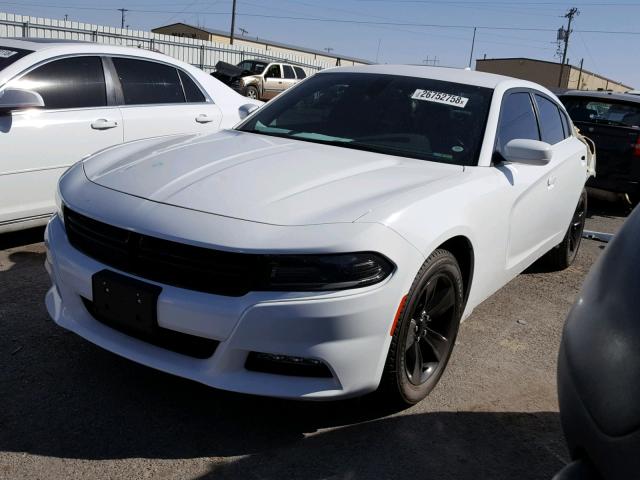 2C3CDXHG3GH258048 - 2016 DODGE CHARGER SX WHITE photo 2