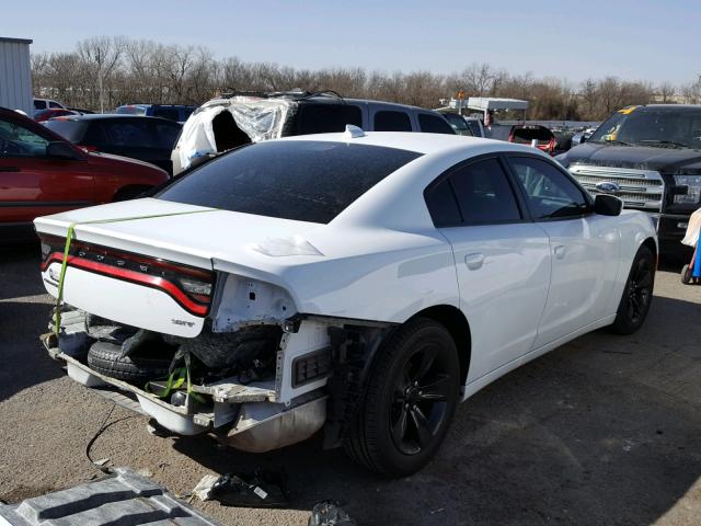 2C3CDXHG3GH258048 - 2016 DODGE CHARGER SX WHITE photo 4