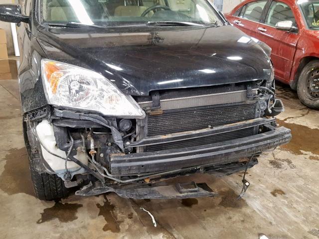 5J6RE48769L033172 - 2009 HONDA CR-V EXL BLACK photo 9