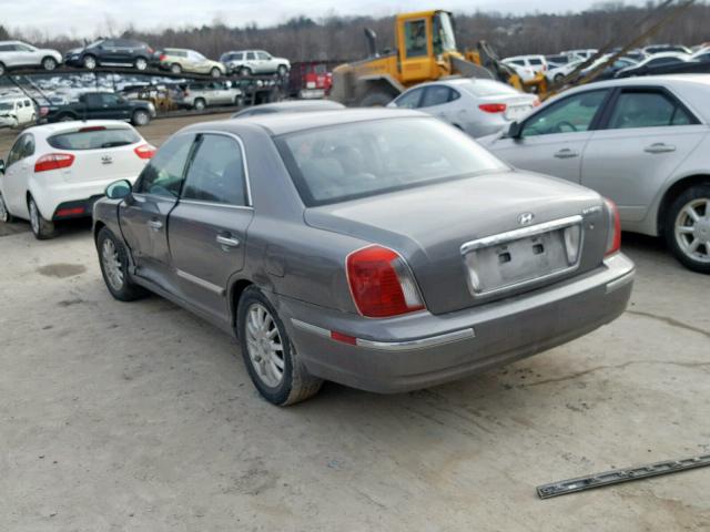 KMHFU45EX4A367641 - 2004 HYUNDAI XG 350 GRAY photo 3