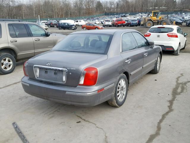 KMHFU45EX4A367641 - 2004 HYUNDAI XG 350 GRAY photo 4