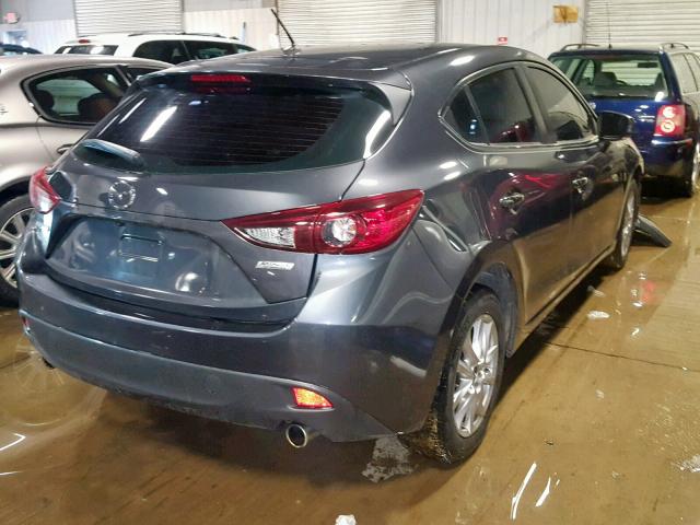 3MZBM1L71FM207902 - 2015 MAZDA 3 TOURING GRAY photo 4