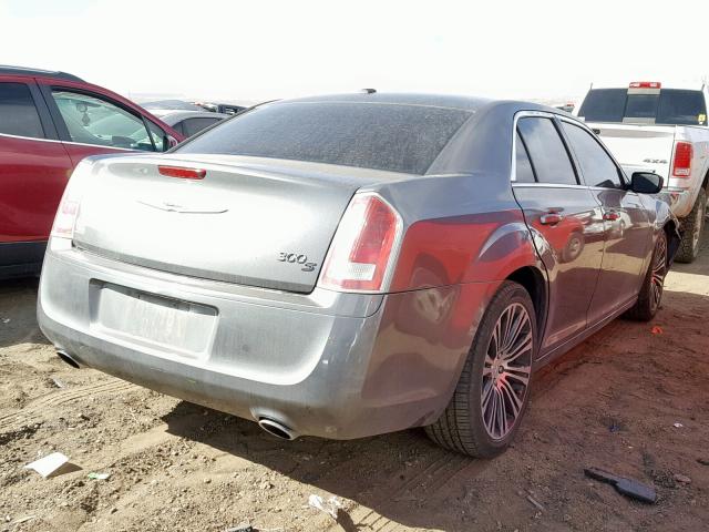 2C3CCABG5CH132776 - 2012 CHRYSLER 300 V6 GRAY photo 4