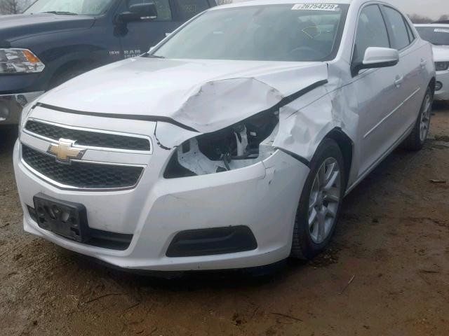 1G11C5SA5DF213133 - 2013 CHEVROLET MALIBU 1LT WHITE photo 2