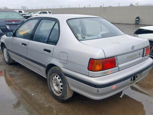 JT2EL43T9R0421716 - 1994 TOYOTA TERCEL DX GRAY photo 3