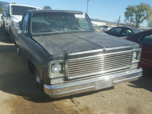 CCD148Z209596 - 1978 CHEVROLET C-10 BLACK photo 1